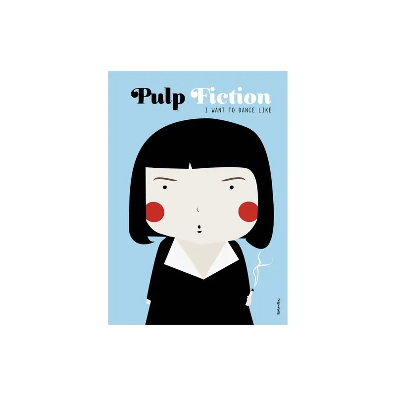 Premium Plakat I want to dance like Pulp Fiction Bonami
