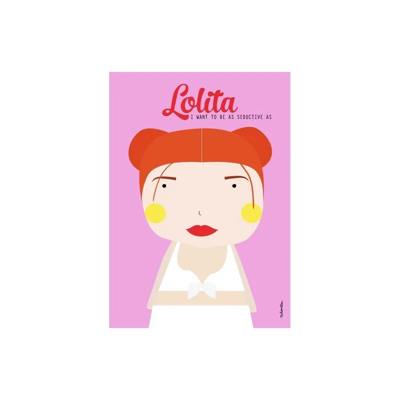 Plakat I want to be as seductive as Lolita Bonami Tylko do końca tygodnia