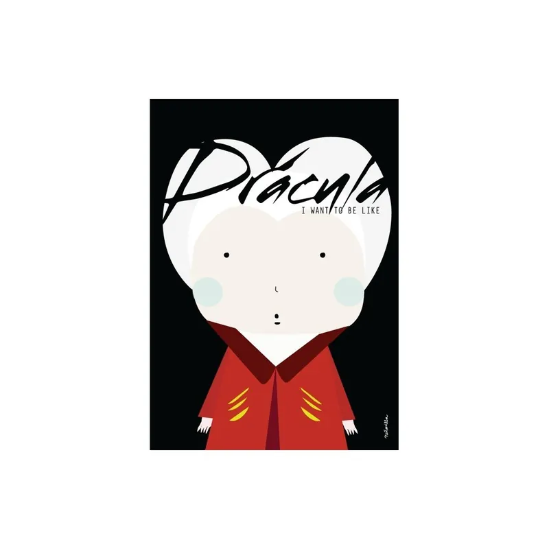 Wyjątkowa oferta Plakat I want to be like Dracula Bonami
