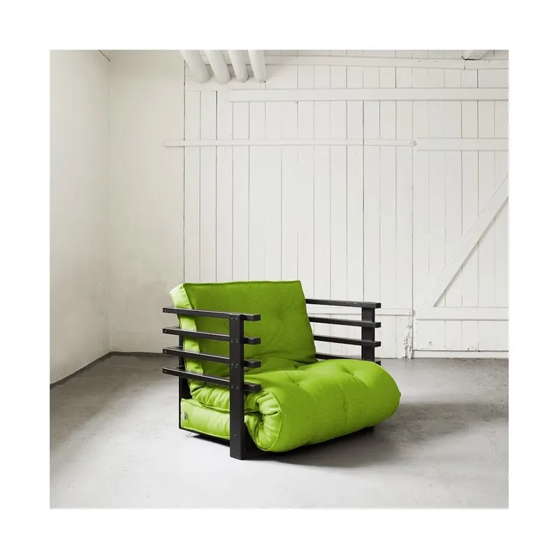 Fotel rozkładany Karup Funk Black/Lime Bonami Nowość