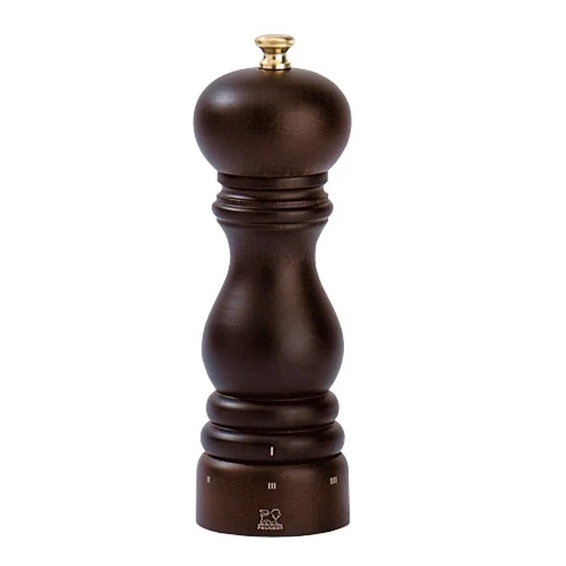Darmowy zwrot Ciemnobrązowy młynek do pieprzu z drewna bukowego Peugeot Paris, wys. 18 cm Bonami