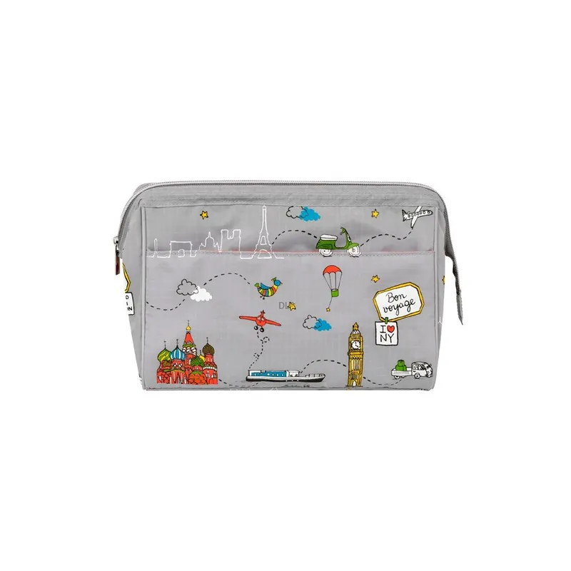 Super okazja Kosmetyczka Carla Bon voyage, grey Bonami
