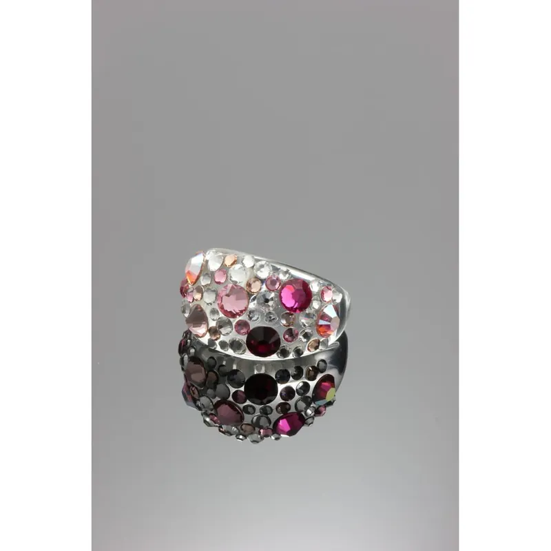 Pierścionek Ring Swarovski Elements Rosa, rozmiar S Bonami Tani