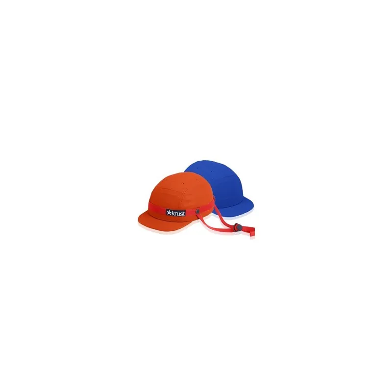 Zniżka Kask rowerowy Krust orange/red/blue z zapasową czapką, rozmiar S Bonami