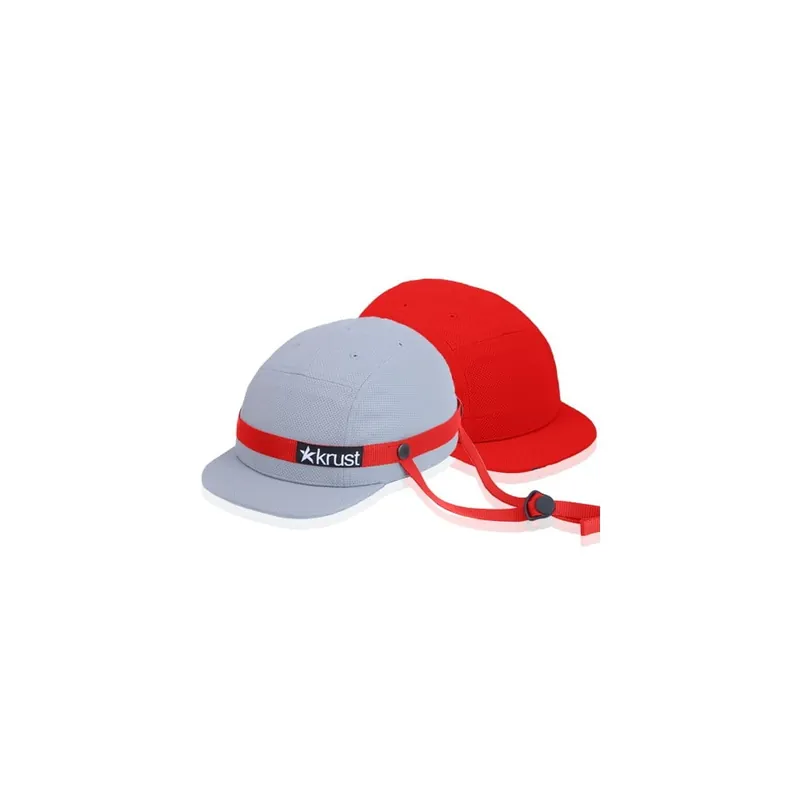 Tani Kask rowerowy Krust grey/red/red z zapasową czapką, rozmiar M/L Bonami