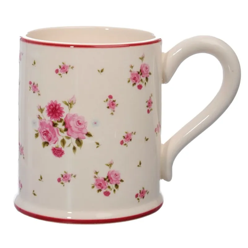 Ceramiczny kubek Rose, pink/white Bonami Oferta czasowa