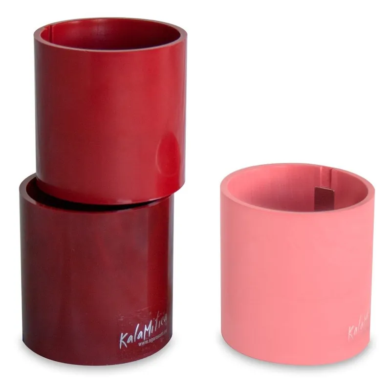 Ostatnia szansa Zestaw 3 magnetycznych doniczek Cylinder Red, średni Bonami