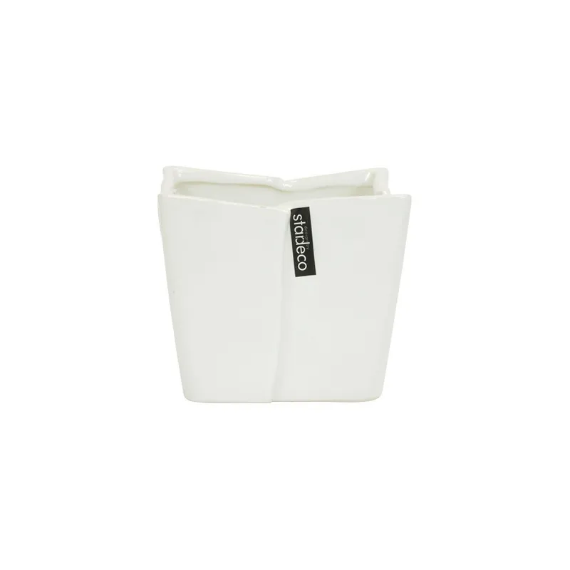 Ceramiczny wazon/doniczka Sirlon 15 cm, biały Bonami Wyjątkowa oferta