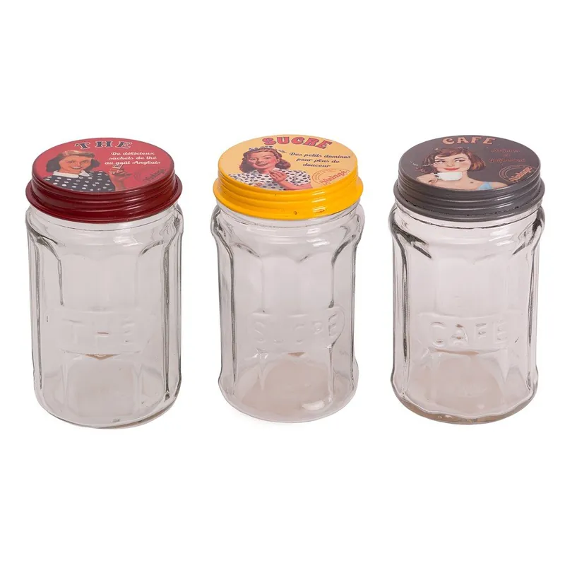 Zestaw 3 słoików Glass Jar Bonami Ostatnia szansa