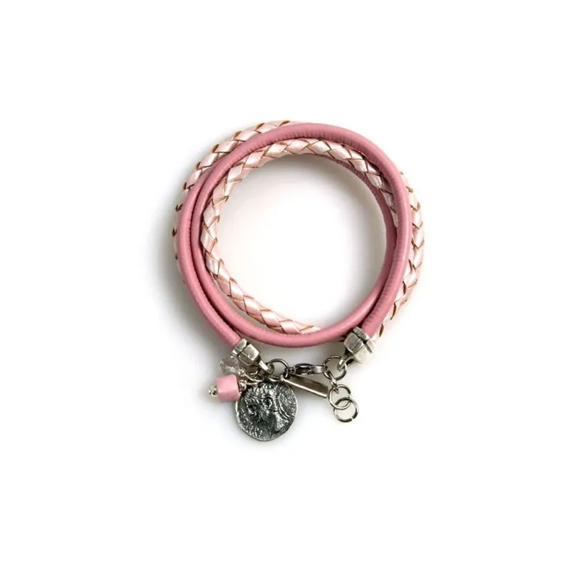 Zniżka Bransoletka Ring, jasnoróżowa Bonami