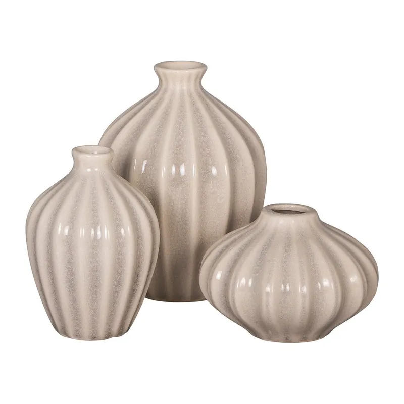 Ekspresowa dostawa Zestaw wazonów ceramicznych Juego, 3 szt. Bonami