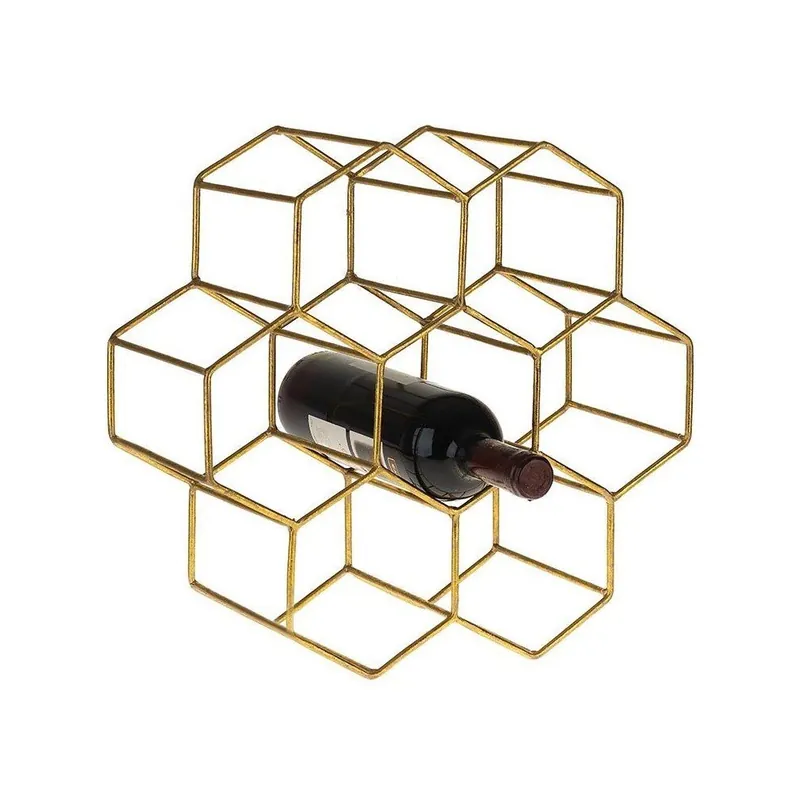Oferta czasowa Stojak na wino Metal Gold Bonami