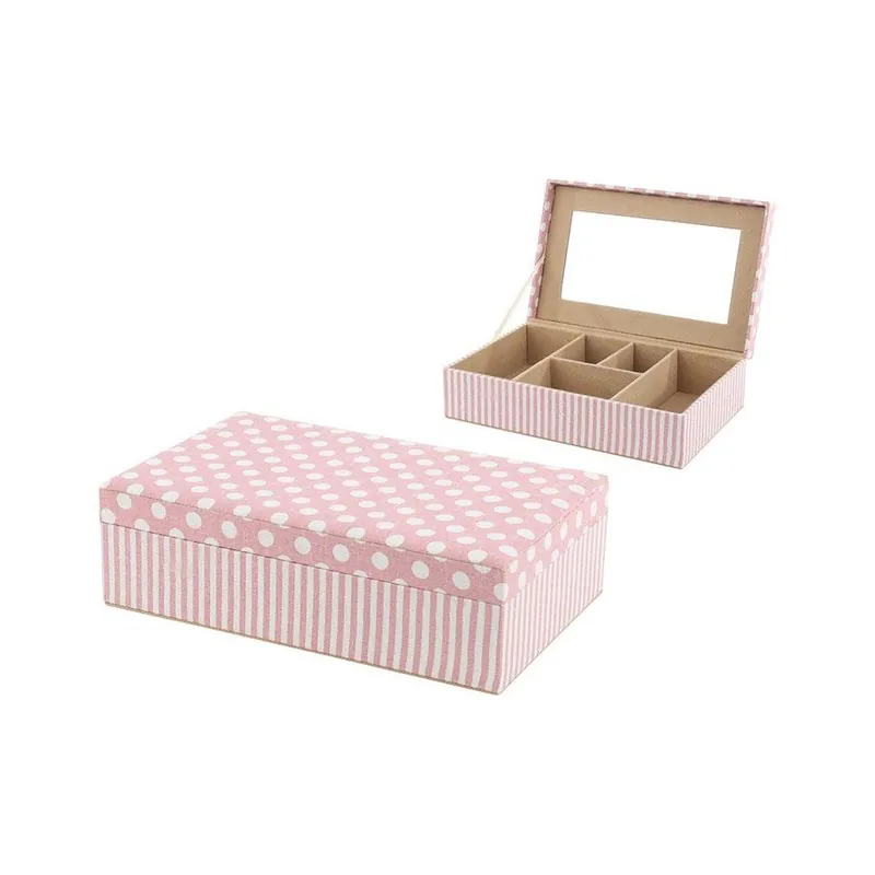 Ekspresowa dostawa Pudełko na biżuterię Pink Dots and Stripes Bonami