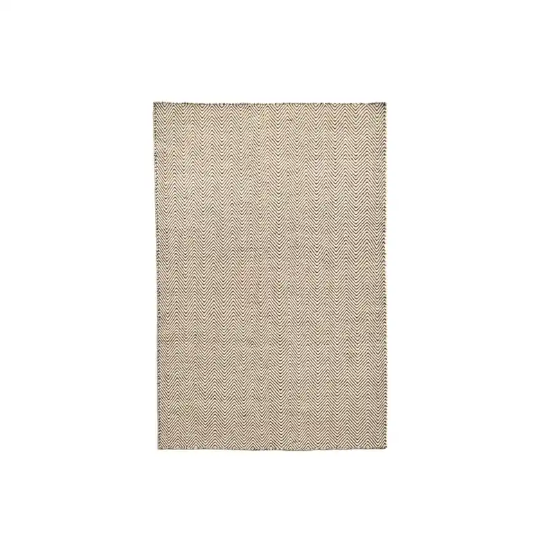 Ręcznie tkany dywan Brown and White Kilim, 153x216 cm Bonami Okazja