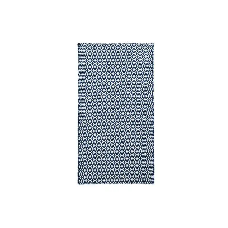 Szybka dostawa Ręcznie tkany kilim Blue and White Kilim, 70x115 cm Bonami