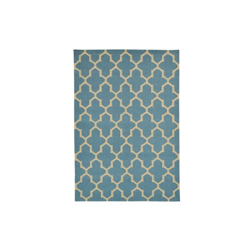 Do wyczerpania zapasów Ręcznie tkany kilim Light Blue Barok Kilim, 155x242 cm Bonami