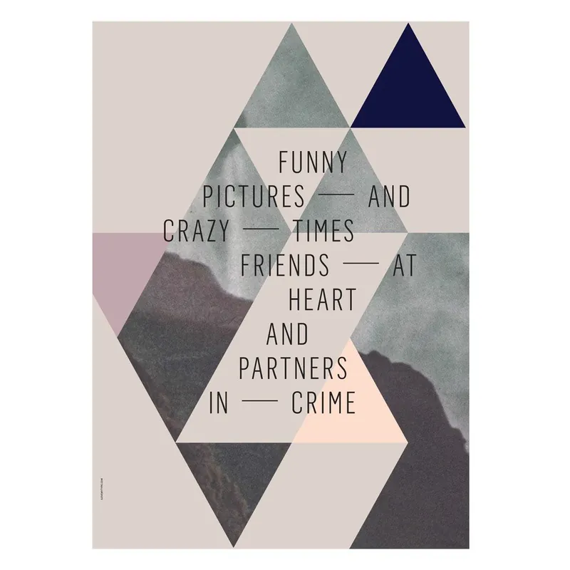 Dodaj do koszyka Plakat autorski Friends at Heart, 50x70 cm Bonami