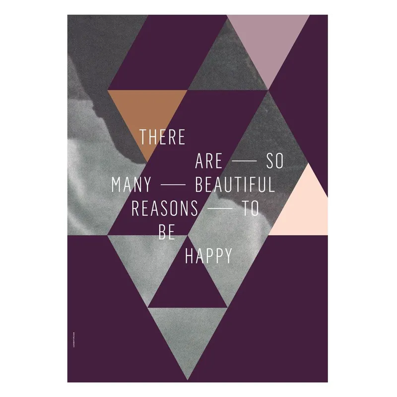 Ograniczona ilość Plakat autorski Beautiful Reasons, A3 Bonami