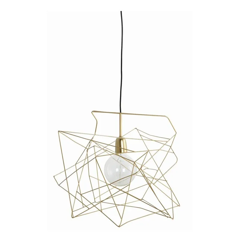 Ostatnie sztuki Lampa sufitowa Asymmetric Shiny Gold Bonami