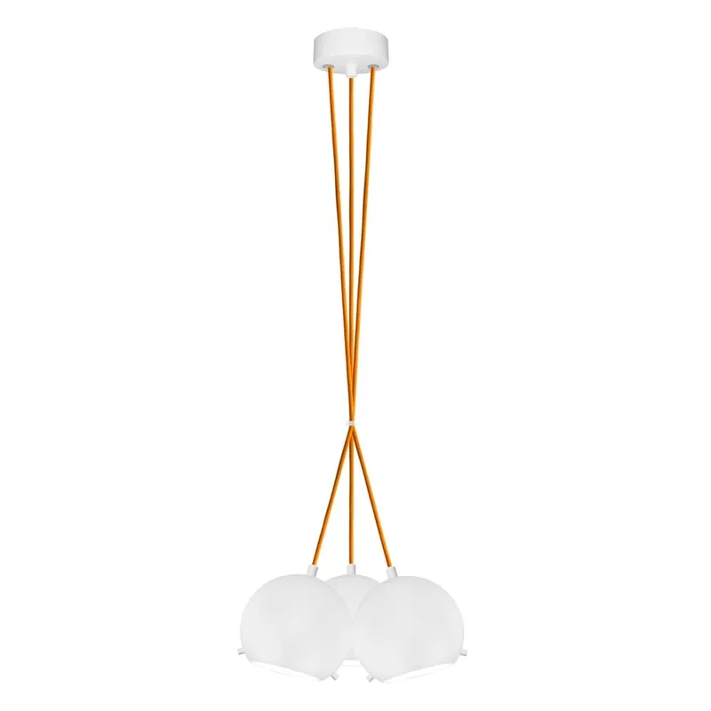 Hit cenowy Potrójna lampa MYOO opal matte/orange/white Bonami