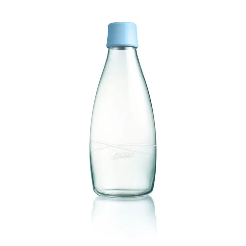 Tylko dziś Pastelowo niebieska butelka ze szkła ReTap, 800 ml Bonami