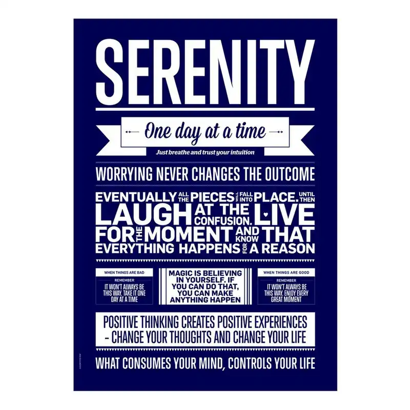 Wyprzedaż Plakat autorski Serenity Marine, 50x70 cm Bonami