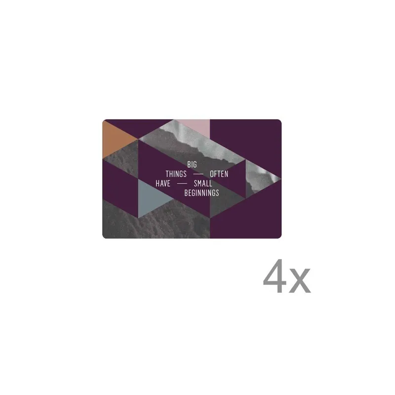 Komplet 4 desek do serwowania Geometry Plum Bonami Ostatnie sztuki