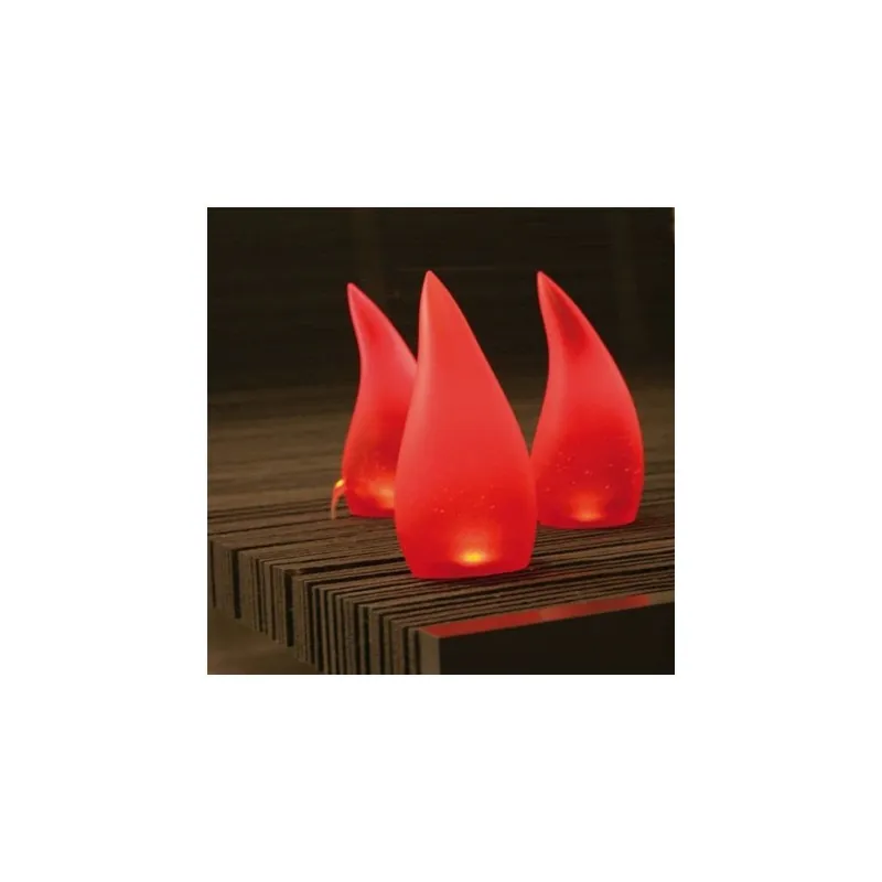 Kup online Lampa stołowa Fiammella, czerwona Bonami