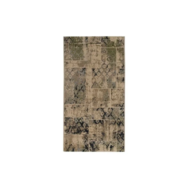 Łatwy zwrot Dywan Galata 32647A Beige/Green, 80x150 cm Bonami