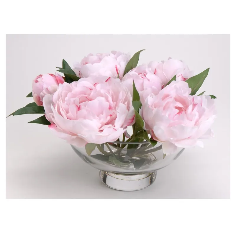 Oferta limitowana Sztuczne kwiaty w wazonie Peony Pink Bonami