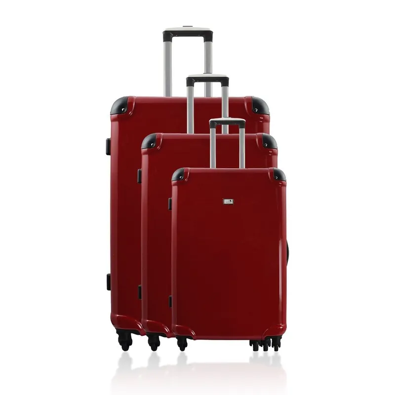 Oferta limitowana Komplet 3 walizek Cadenas Red Bonami
