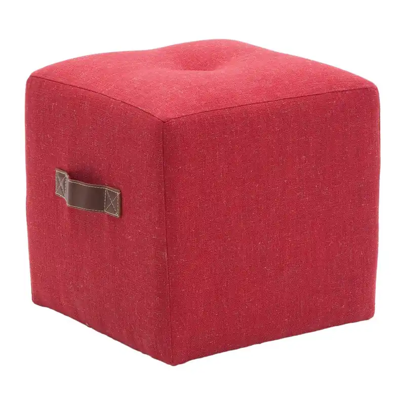 Oferta limitowana Puf Quadro, czerwony Bonami