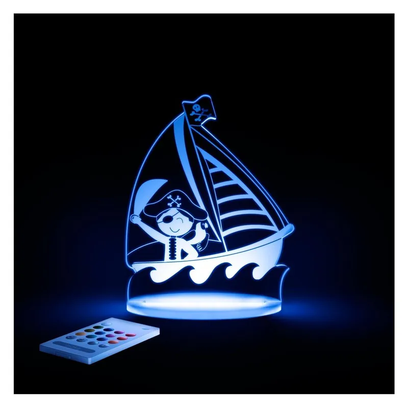 Niska cena Dziecięca lampa nocna LED Aloka Pirat Bonami