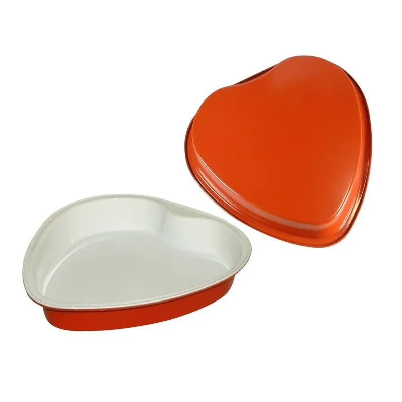 Hit sprzedaży Teflonowa forma Cake Heart Orange Bonami