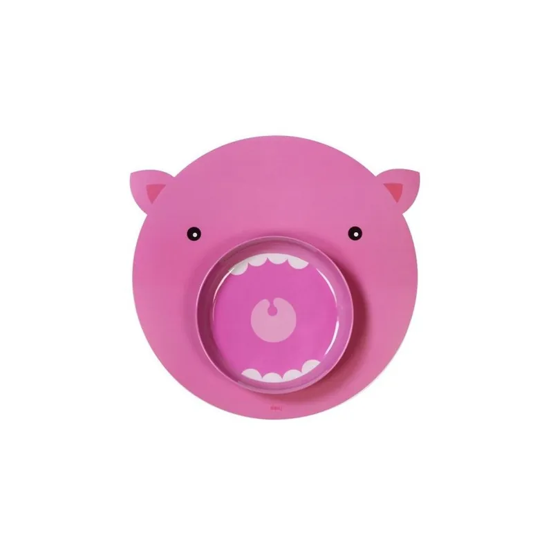 Mata stołowa i talerz Hungry Pig Bonami Wysoka jakość