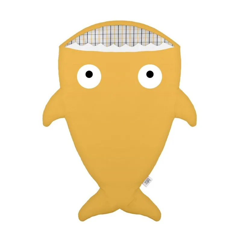 Dostępne od ręki Śpiworek dla malucha Yellow Fish with Squares Bonami