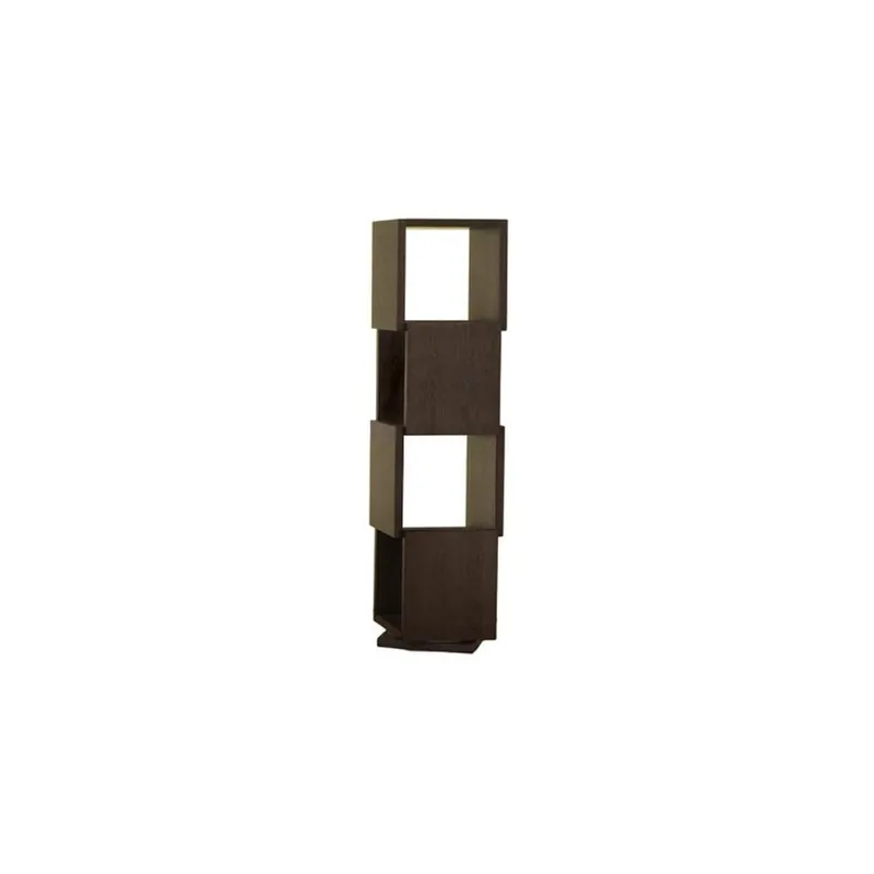 Wyjątkowa oferta Regał obrotowy w kolorze ciemnego drewna TemaHome Rotative Bonami