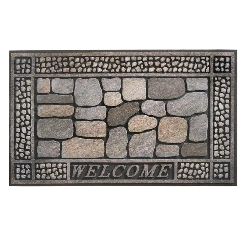 Łatwy zwrot Wycieraczka Stones welcome, 45x75 cm Bonami
