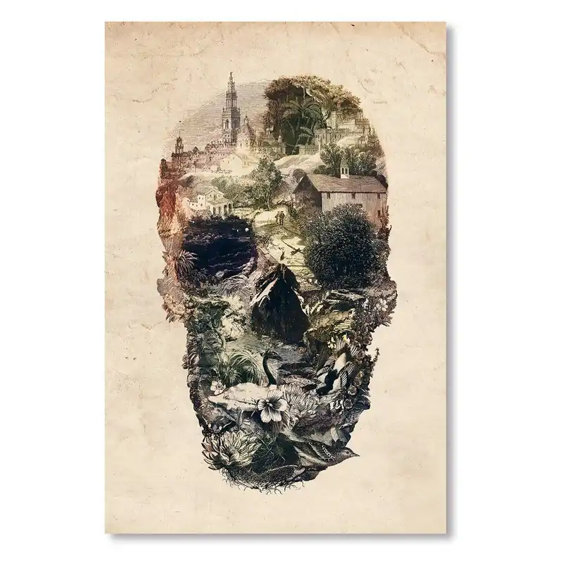 Plakat autorski "Skull Town" Bonami Super okazja