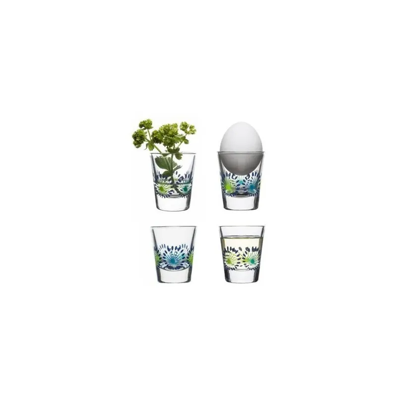 Hit cenowy Zestaw 4 szklanek Fantasy 45 ml, zieleń Bonami