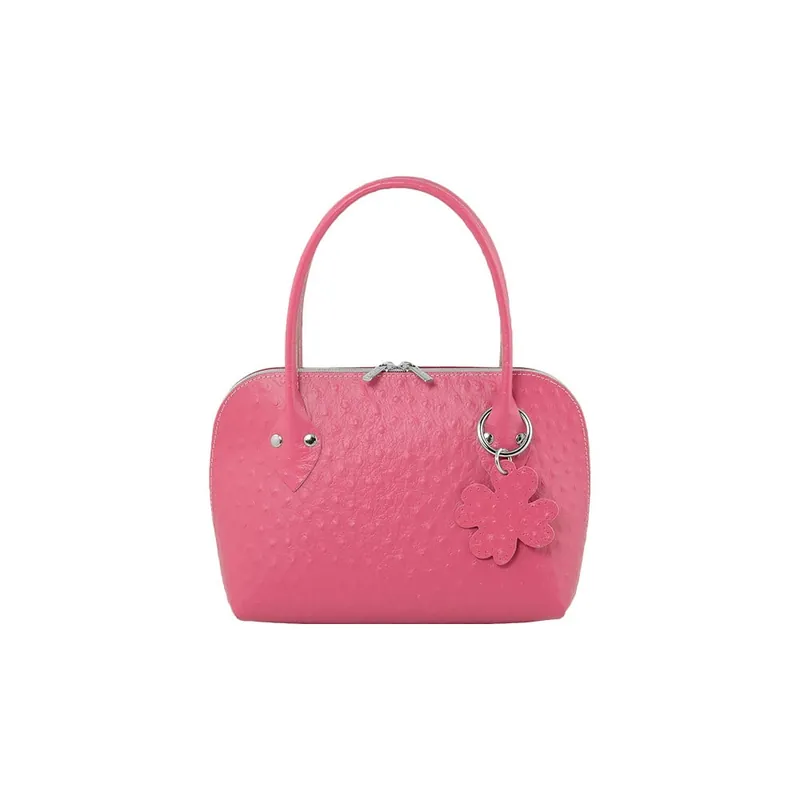 Tylko dziś Torebka Evita Ostrich Fuchsia Bonami