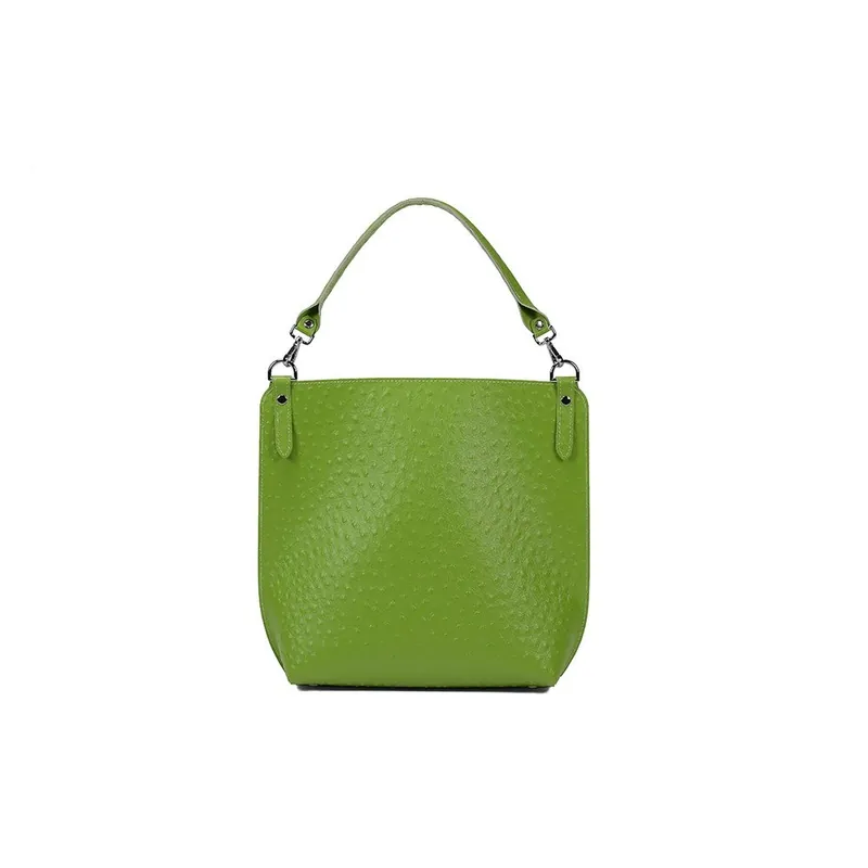 Nie przegap Torebka Alice Ostrich Green Bonami