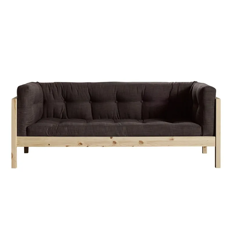 Łatwy zwrot Sofa 2-osobowa Karup Fusion Natural/Linoso Choco Bonami