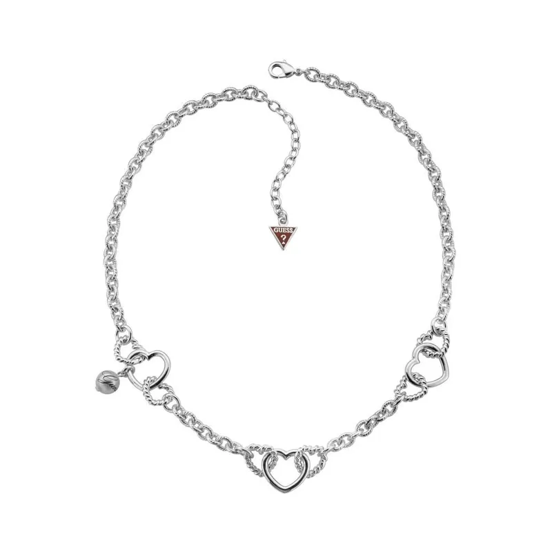 Bezpieczne zakupy Naszyjnik GUESS Trio Hearts Bonami