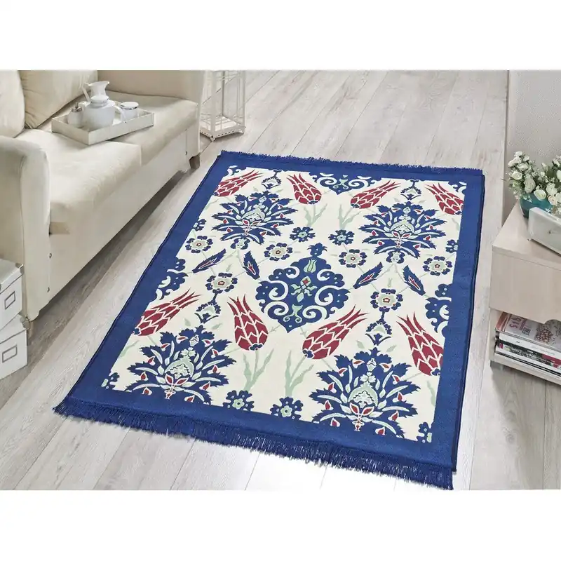 Dywan Blue Floral, 120x180 cm Bonami Obniżka ceny