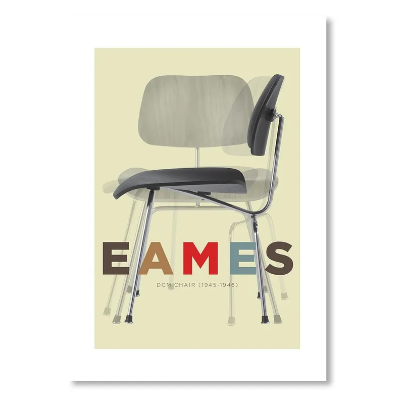 Plakat autorski "Eames DCM Chair" Bonami Sprawdź teraz