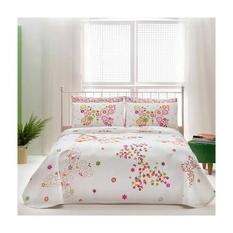 Wyjątkowa oferta Narzuta z prześcieradłem Butterflies, 200x230 cm Bonami