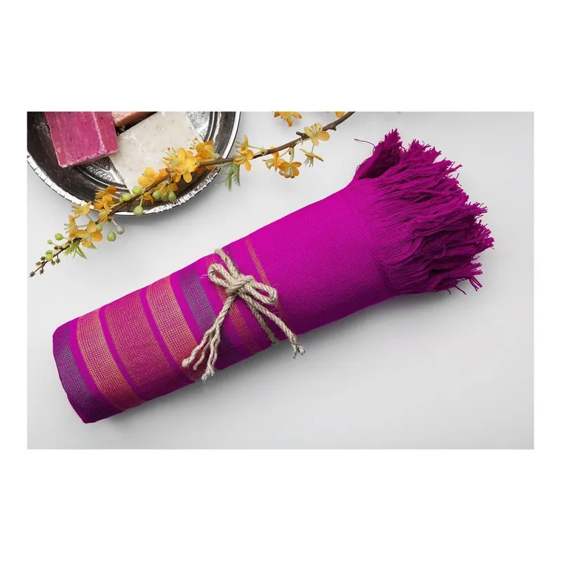 Ręcznik hamam Cotton Loincloth Violet Three, 75x170 cm Bonami Zniżka