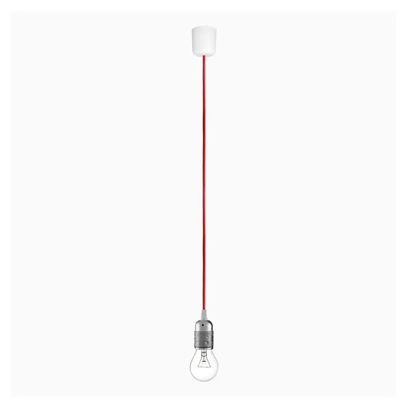 Dodaj do koszyka Wiszący kabel Uno, srebrny/czerwony Bonami