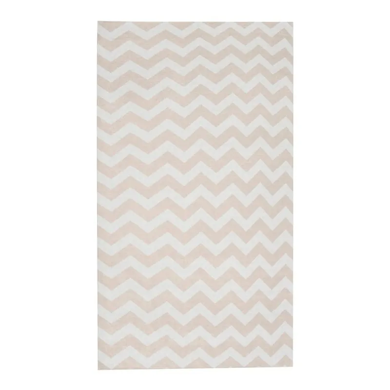 Cena promocyjna Beżowo-biały chodnik Floorita Optical, 80x130 cm Bonami